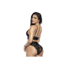Ensemble 2 pièces soutien-gorge et culotte en fibres recyclées 